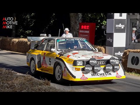 Audi Sport Quattro S1 E2 Group B - 5 Cylinder Turbo, Pure Sound! -  Goodwood Festival of Speed