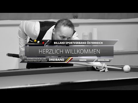 ÖSTM Dreiband Damen 2022/2023 - Runde 3 - Elisabeth Grabner gg. Monika Steinberger