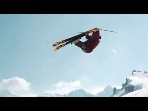 Cyrill Hunziker in action at the SKYLINE SNOWPARK Schilthorn