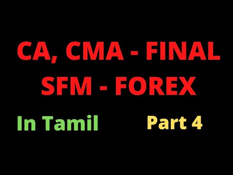 FOREIGN EXCHANGE MANAGEMENT - SFM - for CA, CMA - IN TAMIL - PART 4