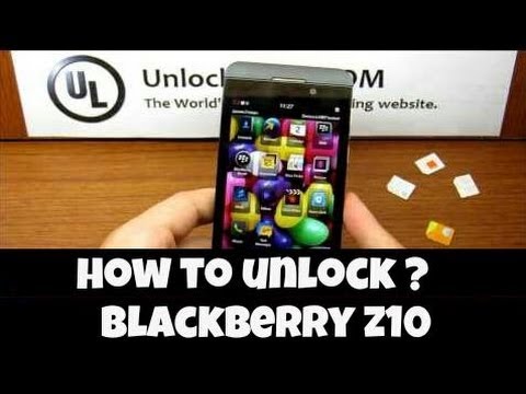How To Unlock Blackberry Z10 by Unlock code from UnlockLocks.COM