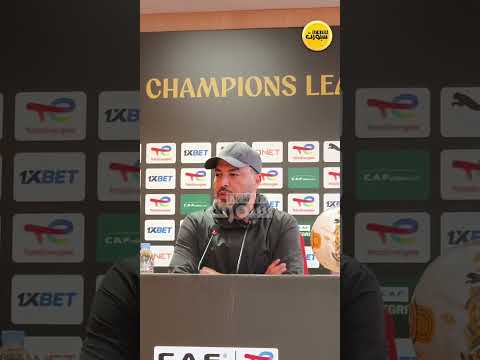 الشعباني يحذر: مواجهة بيراميدز صعبة والطموح مشترك في الأبطال