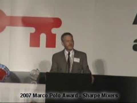 Sharpe Mixers - 2007 Marco Polo Award, Jay Dinnison