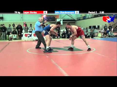 Logan Storley vs. John Staudenmayer at 2013 ASICS University Nationals - FS