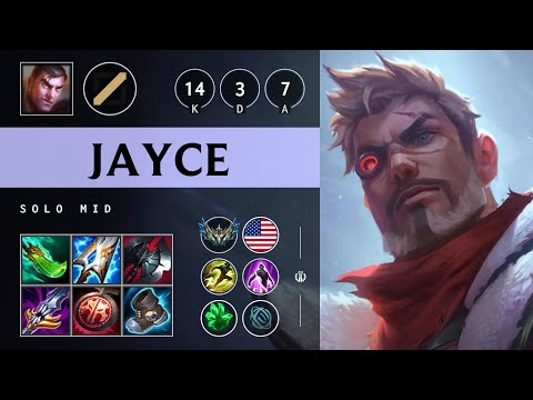 Jayce Mid vs Yasuo - NA Challenger Patch 25.08
