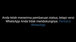 Download lagu Arti Anda telah menerima pembaruan status, tetapi versi WhatsApp Anda tidak mendukungnya. mp3