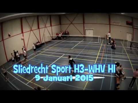 Sliedrecht Sport H3 WHV H1 ~9 Jan 2015 set 4 & 5