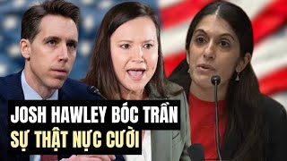 Thượng Nghị Sĩ Josh Hawley đối chất gay gắt với đảng DC trong phiên điều trần tại Thượng Viện