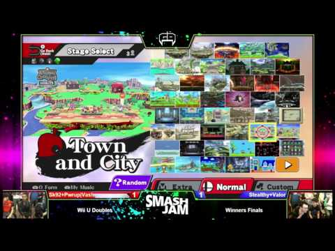 March Smash Jam - Wii U Doubles - SK92 & Pwrup l Vash vs Stealthy & Valor WF