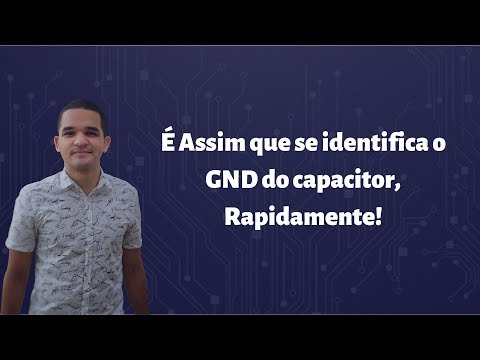 Vídeo: Identificar GND do capacitor em placas SMD: 7 passos