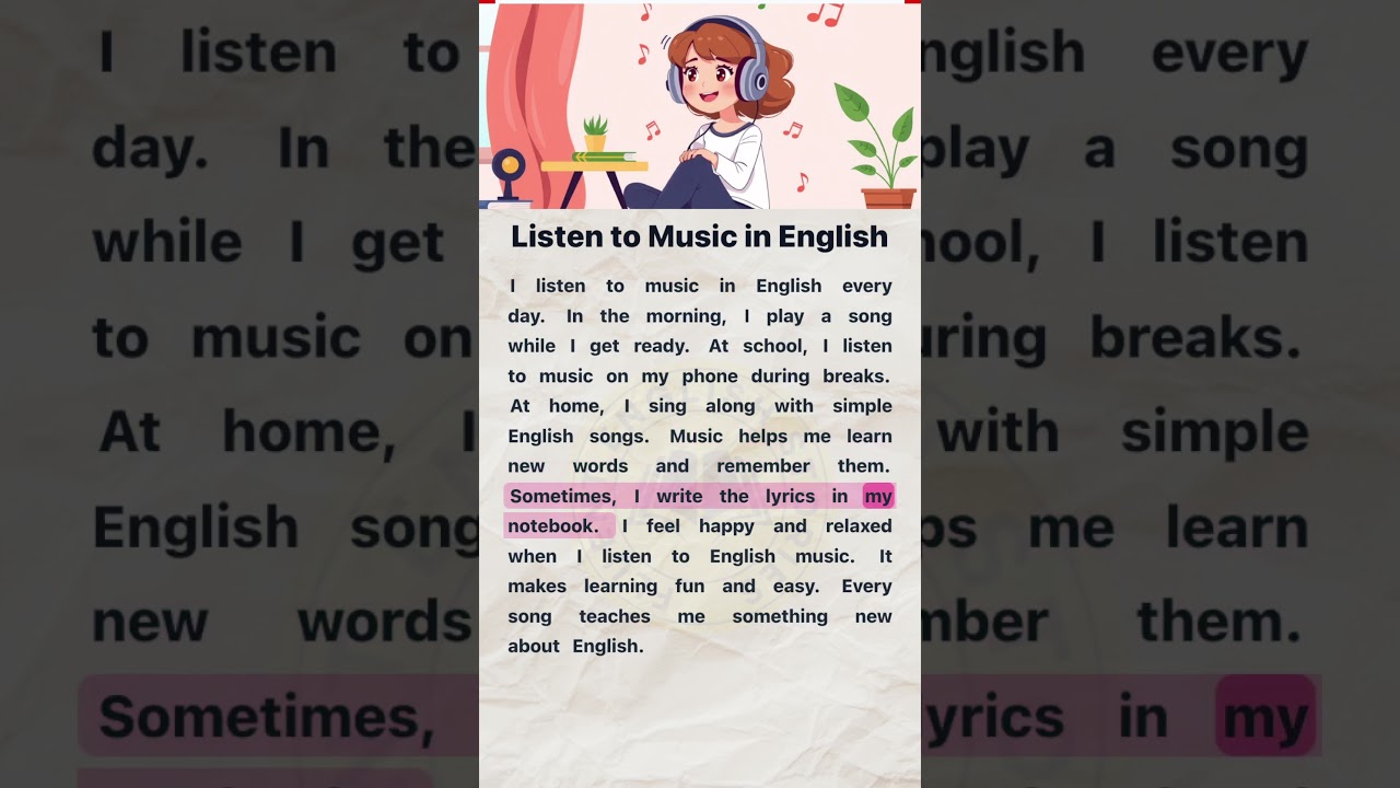 Learn English with Songs 🎶 | Simple English for Beginners #learnwithmusic  #motivation  #funenglish