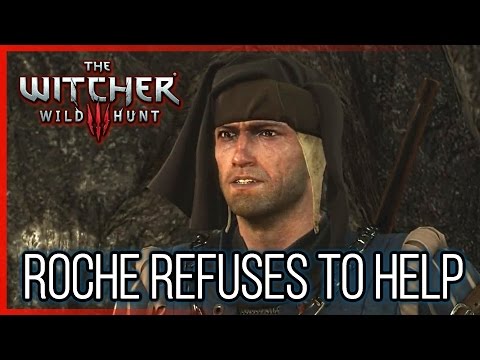 Witcher 3: Roche Refuses to Help in the Battle of Kaer Morhen