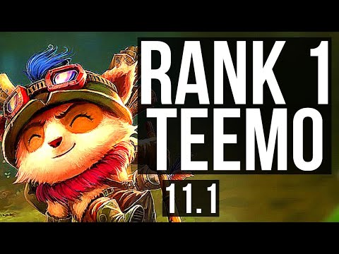 TEEMO vs SYLAS (MID) | Rank 1 Teemo, 500+ games, 7/2/5 | BR Master | v11.1