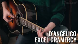 Video thumbnail for D'Angelico's Excel Gramercy gets updated for 2019 | Guitar.com by Guitar