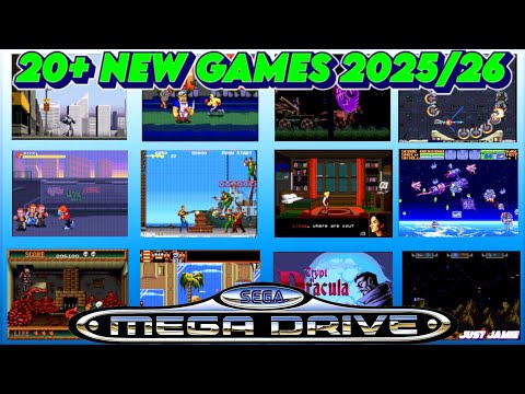 20+ New Mega Drive Games in Development 2025/2026 Part 2/2 (Time Stamps) #megadrive #segagenesis 