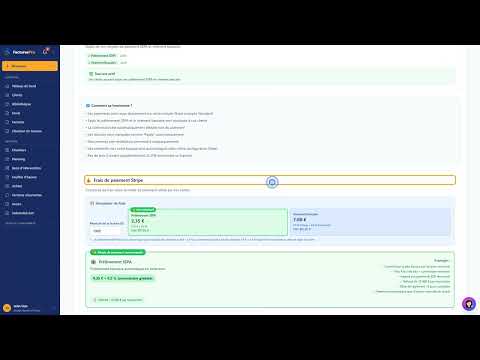 Tutoriel vidéo : Paiements en ligne (paramétrage) — Formation FacturesPro