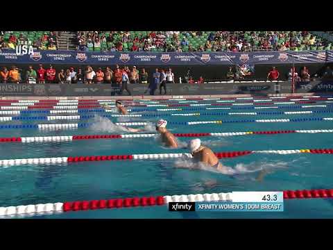 Breeja Larson Is Your Women's 100-meter Breaststroke Champion | Champions Series Presented By Xfinit