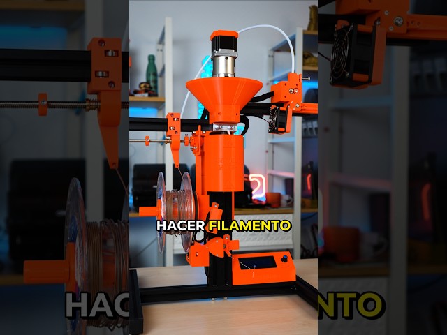 Vídeo relacionado con FJYAWEN Extrusoras para Impresora 3D, Máquina para Fabricar Filamentos De Pet Reciclado 3D con Pantalla Digital, Temperatura Y Velocidad Ajustables, Máquina para Fabricar Filamentos De Escritorio Red