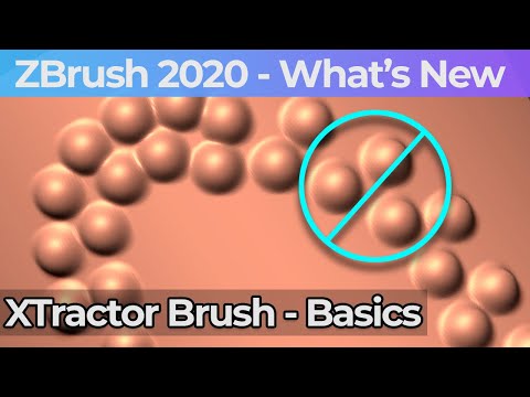 017 Zbrush 2020 XTractor Brush Basics