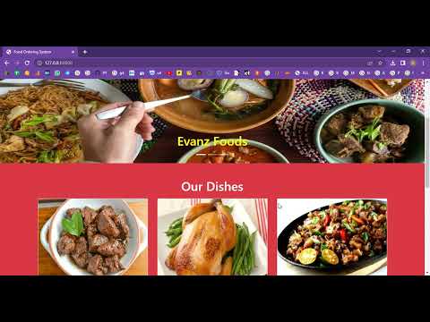 Food Ordering in Django Python