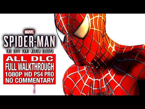SPIDER-MAN PS4 DLC Full Game Walkthrough [The City That Never Sleeps] - No Commentary