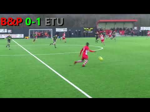 Bowers & Pitsea 1-2 East Thurrock United.  BetVictor Isthmian League Premier Division.  Wed1Jan2020