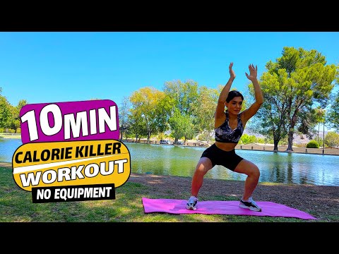 10 MIN CALORIE KILLER / Medium Level - a HIIT workout that won't kill you
