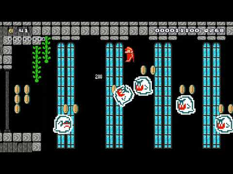 Ghost Bouncers! by Steven - SUPER MARIO MAKER - NO COMMENTARY 1ay