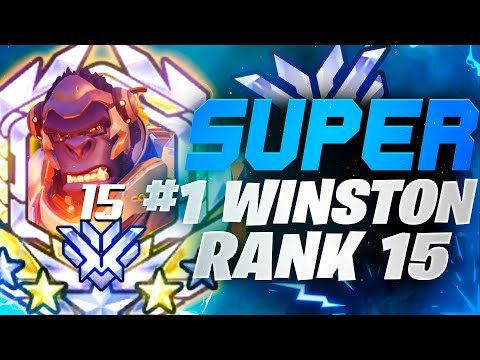 Super Rank 15 Winston God - Overwatch 34 Top 500