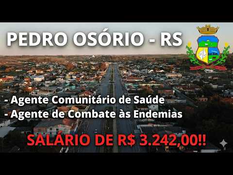 Prefeitura de Pedro Osório - RS - Agente de Combate às Endemias Agente Comunitário de Saúde LEGALLE