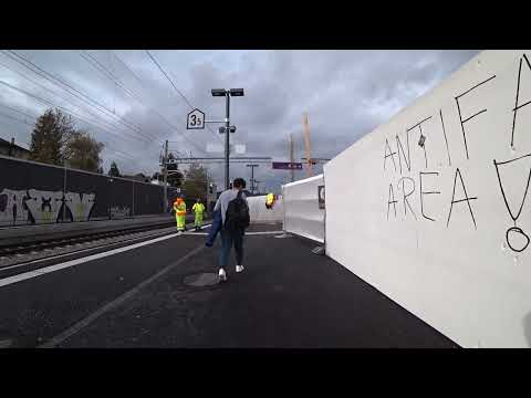 Bahnhof Liestal Baustelle am 21 Okt 2022