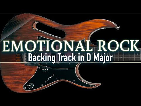 Deep Rock Ballad Backing Track in D | SZBT 1084