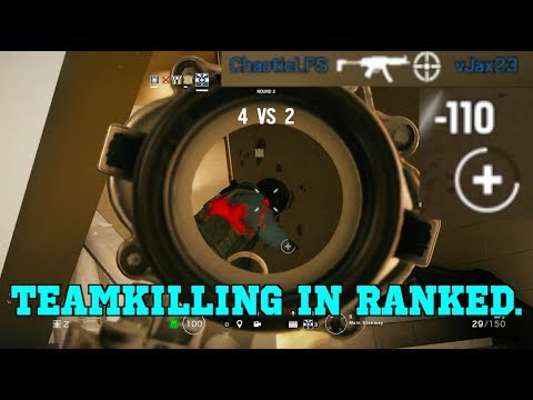TEAMKILLING IN RANKED. - Rainbow Six Siege Ranked Highlights (Operation Health)