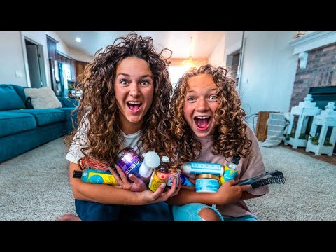 Our New CURLY HAIR Routine | mommy & daughter