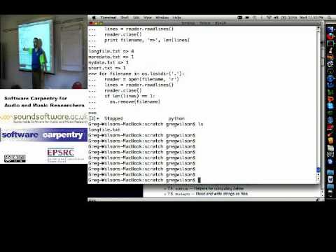 Important Python Libraries Software Carpentry