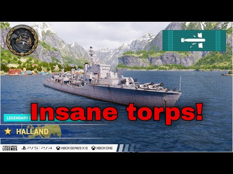 Halland first look! - The best torpedo boat in the game?