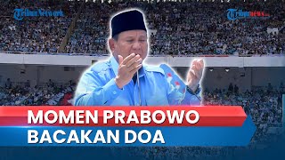 Bacakan Doa seusai Orasi Kampanye, Prabowo: Ya Allah, Beri Kami Kekuatan Terima Amanah Ini