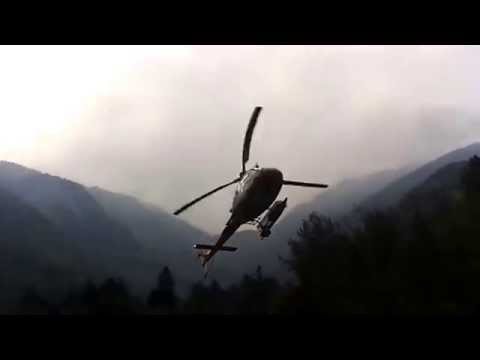 Atterraggio elicottero in loc. Disino Niardo