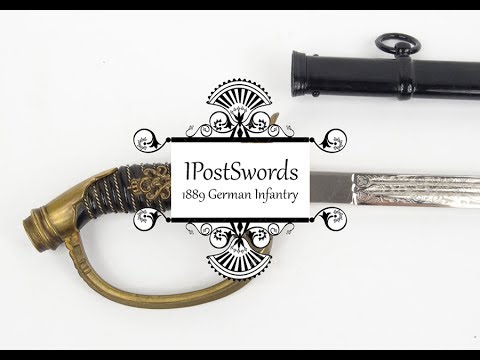 German Swords Part 1: The 1889 Infantry Officers Degen