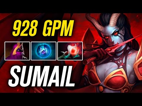 SumaiL • Queen of Pain • 928 GPM— Pro MMR Gameplay Dota 2