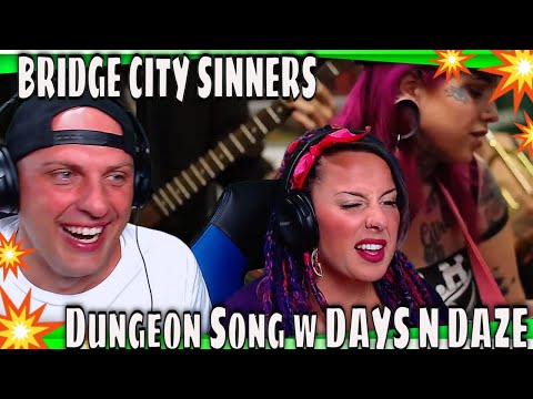 BRIDGE CITY SINNERS - Dungeon Song w DAYS N DAZE - GHOST MOTEL SESSIONS | THE WOLF HUNTERZ REACTIONS