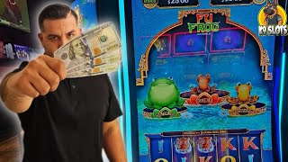 💥 Arriesgando $300 para Ganar en la maquina de FU FROG unos Buenos BONOS con Mul
