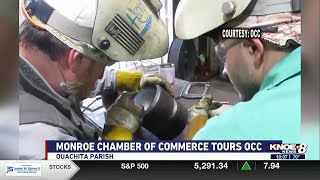 Monroe Chamber of Commerce tours OCC, learning how inmates prepare for workforce