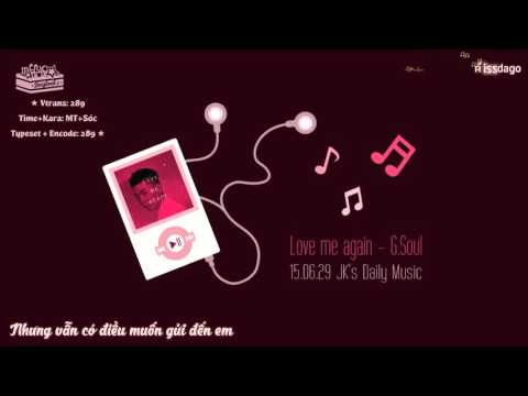 [Vietsub+Kara] 150629 JK's Daily Music on Twitter - Love me again (G.Soul)