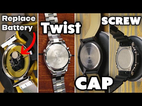 How To Replace Change Watch Battery Easy Simple
