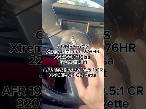 Comp Cams Xtreme Marine 276HR Camshaft with AFR 195 enforcer heads | 1986 Corvette | XM276HR