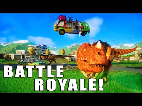 I Forced 1000 Dinosaurs To Fight To The Death in Jurassic World Evolution 2