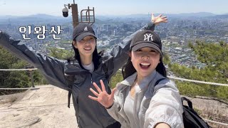 韓国ワーホリ| 登山してきた🏃🏻♀️🎒初心者でも登れる仁王山⛰️下山後はご褒美ブランチカフェまで☕️完璧プラン✨