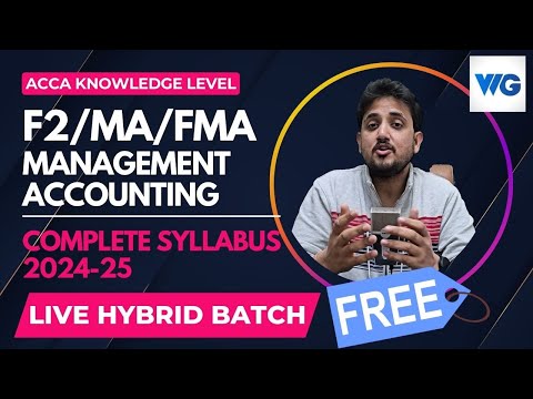 (8) Chapter 6 - Material (part 1) | F2/MA - Management Accounting | Live classes(Wegyde)