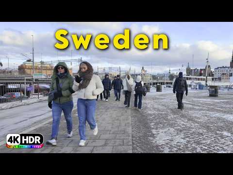 Stockholm Walking Tour 4K | City Hall to Riddarholmen 🇸🇪